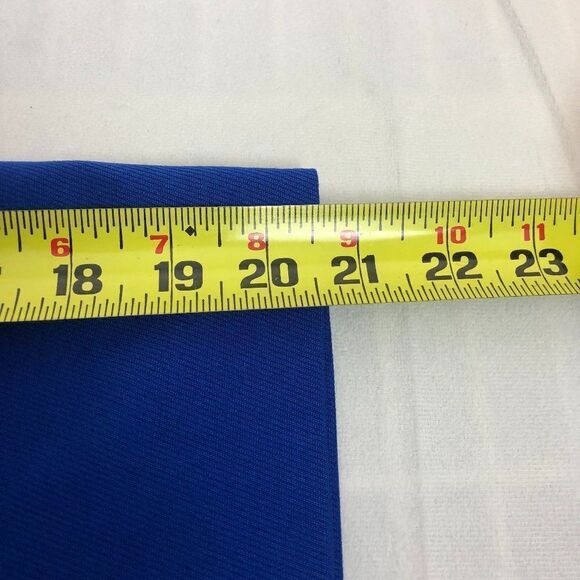 Lord & Taylor Petite Womens Size 6P Royal Blue Skirt Straight Front Slit      C - Picture 6 of 6